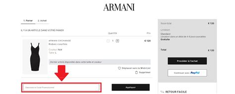 code promo armani exchange